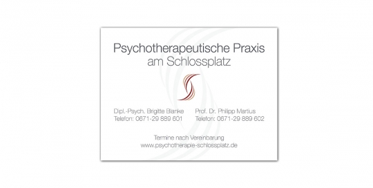 Praxisschild